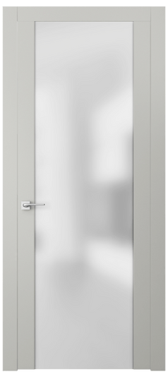 Дверь межкомнатная 4114q МСР САТ. Цвет Матовый серый. Материал Гладкая эмаль. Коллекция Quadro. Картинка.
