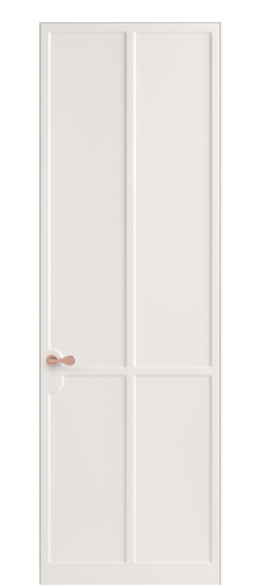 Дверь межкомнатная 7531 МПБЛ. Цвет Матовый пудровый белый. Материал Гладкая эмаль. Коллекция Softform. Картинка.