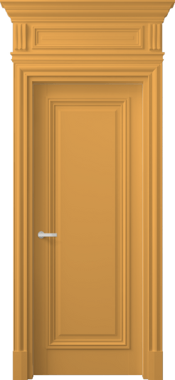Дверь межкомнатная 7301 Пастельно-жёлтый RAL 1034. Цвет RAL Пастельно-жёлтый RAL 1034. Материал Гладкая эмаль. Коллекция Антик. Картинка.