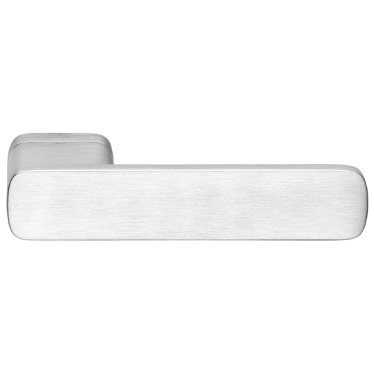 Ручки для дверей Ручка дверная Плюрис. Цвет Матовый хром. Коллекция Плюрис. Картинка.