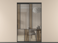 Перегородка Mosaic внутри проёма 2 створки