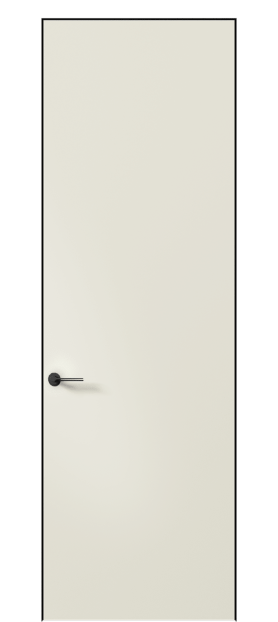 Дверь межкомнатная 0010 АКП ММБ. Цвет Матовый молочно-белый. Материал Гладкая эмаль. Коллекция Планум Про. Картинка.