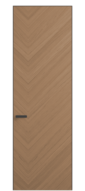 Дверь межкомнатная 0201 ДСПМР Дуб сепия матовый. Цвет Дуб сепия матовый рифт. Материал Радиальный шпон Naturwood. Коллекция Rift. Картинка.