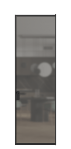 Межкомнатная дверь АЛПЛ040.01 Серый сатин триплекс ЧЕР. Цвет Алюминий Черный. Материал Алюминий. Коллекция Formato. Фото. Дверь межкомнатная АЛПЛ040.01 Серый сатин триплекс ЧЕР. Цвет Алюминий Черный. Материал Алюминий. Коллекция Formato. Картинка.