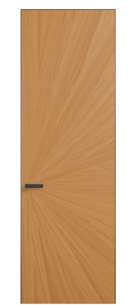 Дверь межкомнатная 0206 ДМНМР Дуб миндальный матовый. Цвет Дуб миндальный матовый рифт. Материал Радиальный шпон НатурВуд. Коллекция Рифт. Картинка.